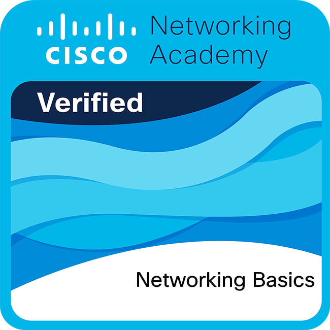 Cisco Networking Basics badge