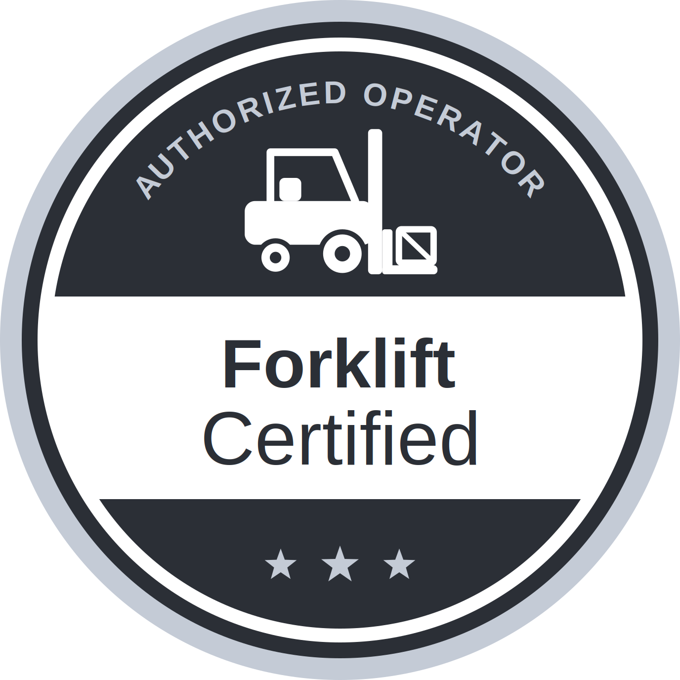 Forklift Certification badge